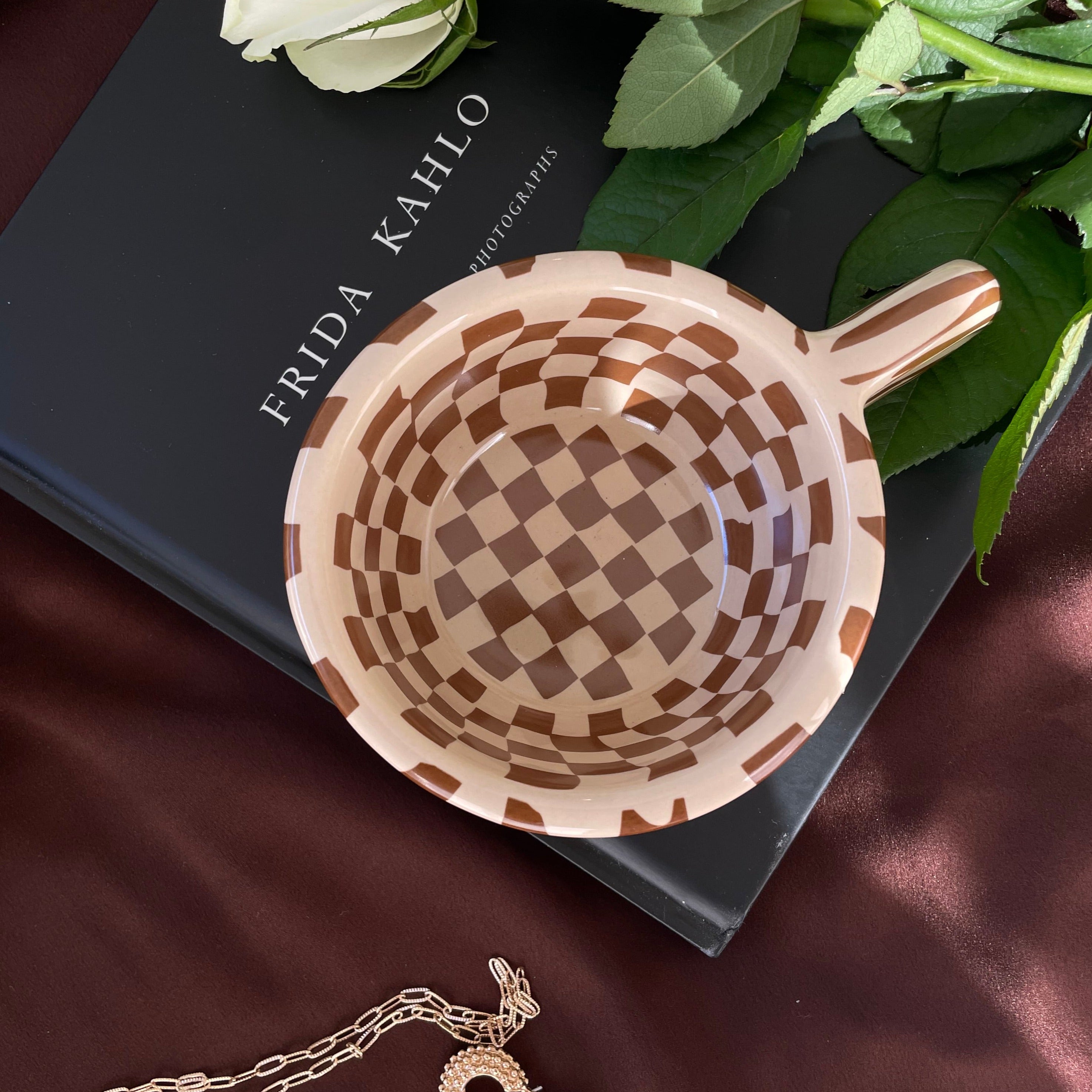 Grid Aesthetic Ceramic Mug